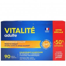 PHARMASCIENCE Vitalité Adulte мультивитамины, 90 таб , Франция PHARMASCIENCE Vitalité Adulte мультивитамины, 90 таб , Франция